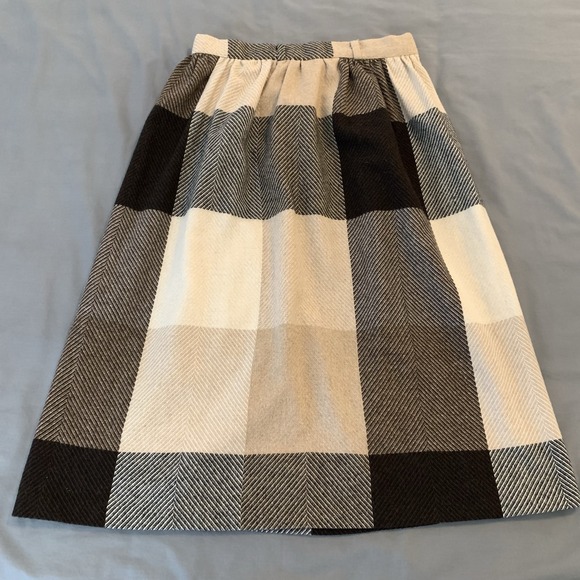Robyn Lawley Dresses & Skirts - Vintage Robyn Skirt Womens M Multicolor Plaid Wool Blend A-Line Midi Elastic